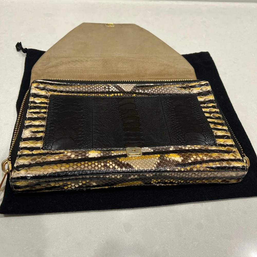 VBH Python Handpainted Clutch - Picture 13 of 13